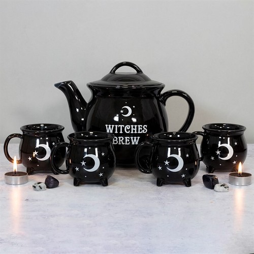 Witches brew ceramic cauldron - witches,