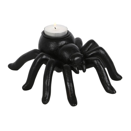 Black spider tea light - spider,