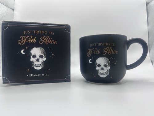 Gothic skull mug just - mug, “just