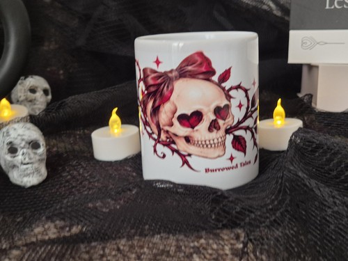 Gothic bow skull - gothic,