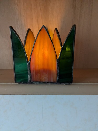 Triangular leaded coloured - leaded,