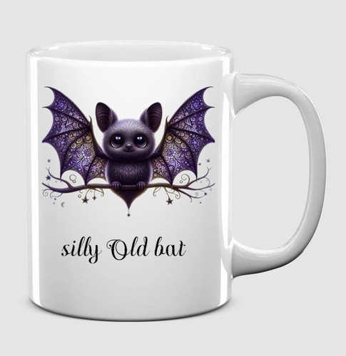 Silly old bat mug - bat,
