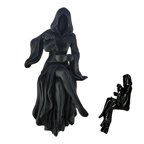 Printed gothic faceless - 3d,