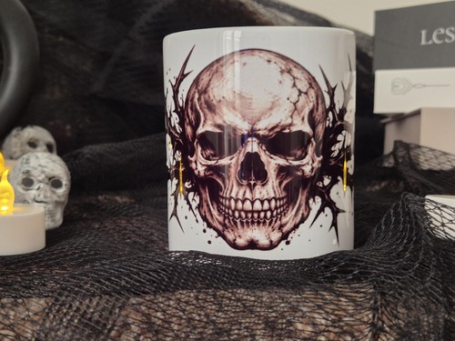 Gothic thorn skull - gothic,