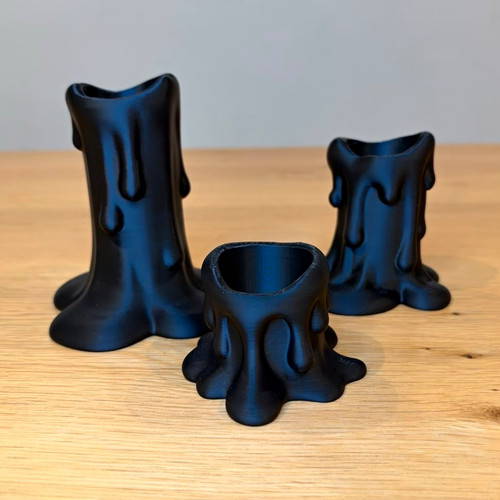 Gothic melted wax style tea - melted,