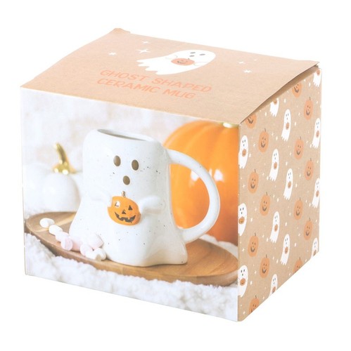 Hey boo ghost shaped pumpkin - ghost,