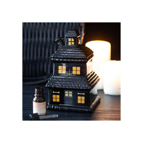 Black haunted house oil - haunted,