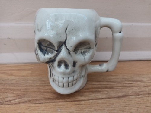 Ancient skull head mug - skull,