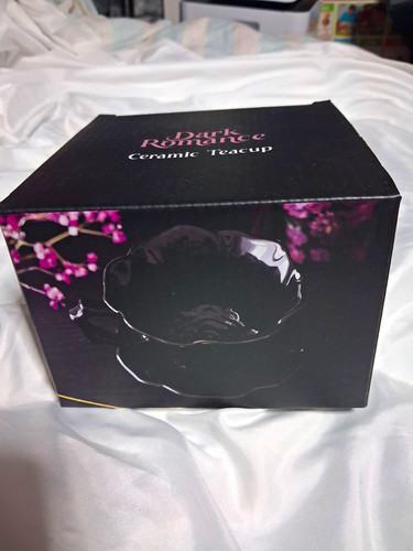 Dark romance black ceramic tea - romance,