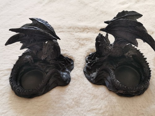 Set black gothic dragon - black,