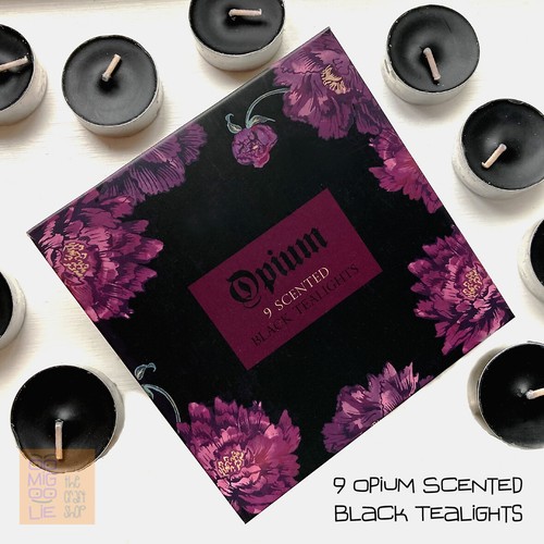 Opium scented tealight candles - opium,