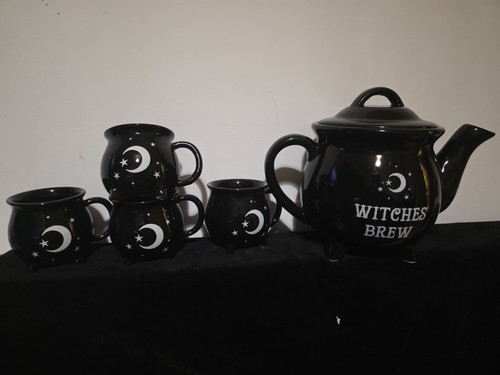 Witches brew ceramic cauldron - witches,