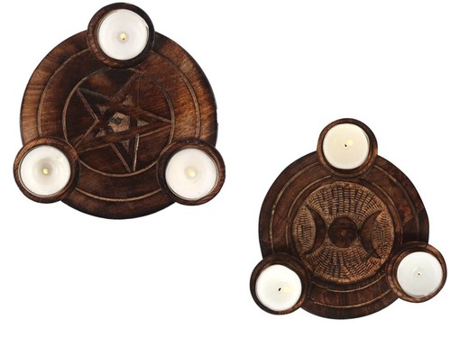 Triple moon pentagram tea - /,