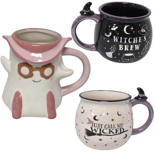Halloween witch mug - mug, ceramic