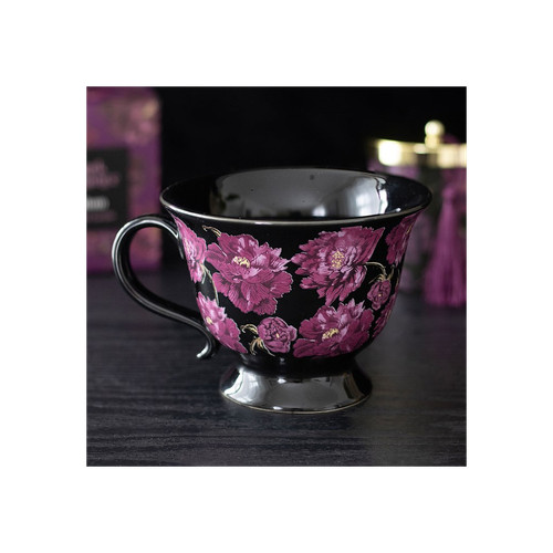 Dark romance floral print - dark,