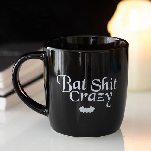 Bat crazy mug gothic - crazy,