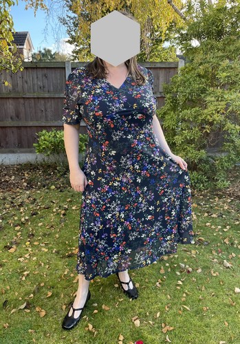 Klass dress dark - dress, floral