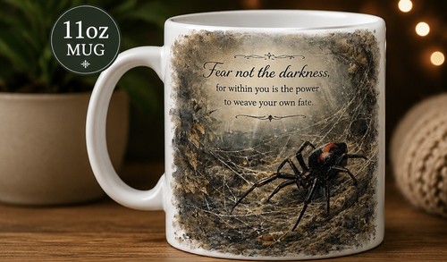 Spider quote mug gothic - spider,