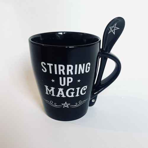 Stirring magic mug spoon - mug, &