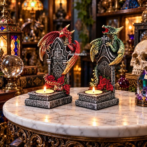 Dragon tea light candle - tea,