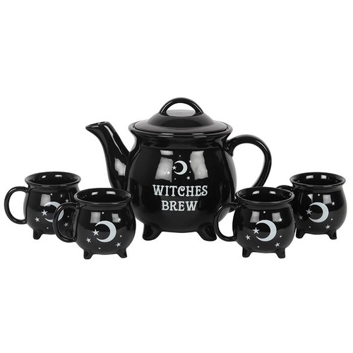 Witches brew cauldron tea - brew,