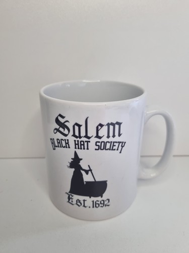 Witch mug salem - black, hat