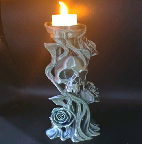 Gothic skull rose tea - &, light