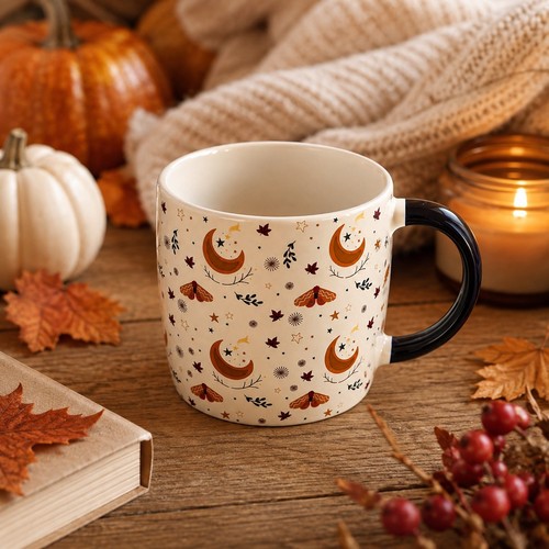 Autumn magic ceramic mug - ceramic,