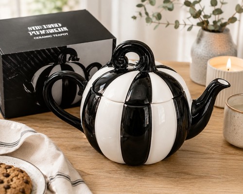 Black white pumpkin - &,