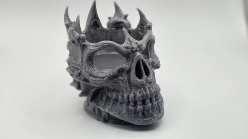 Scary skull tea light candle - tea,