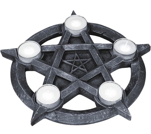 Nemesis now wiccan pentagram - nemesis,