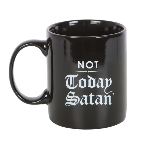 Not today satan mug - today, bone