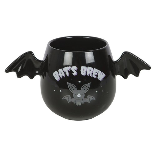 Bats brew wing mug - wing, gothic